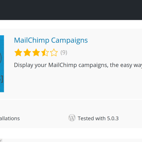 Mailchimp plugin